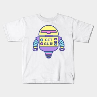 GIT GUD pastel robot Kids T-Shirt